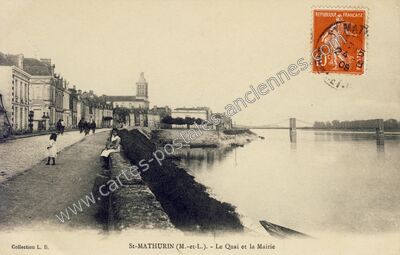 Carte postale ancienne St Mathurin — Saint-Mathurin-sur-Loire (Maine-et-Loire)