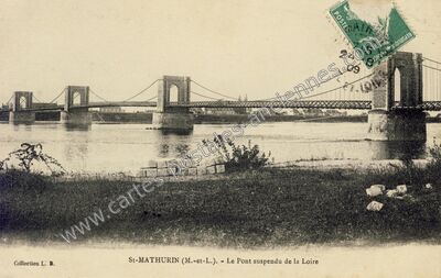 Carte postale ancienne St Mathurin — Saint-Mathurin-sur-Loire (Maine-et-Loire)