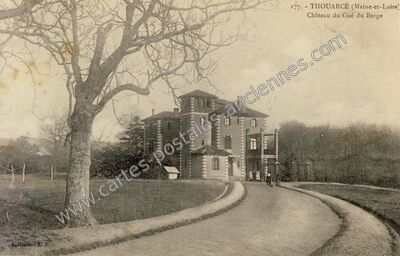 Carte postale ancienne Château du Gué du Berge — Thouarcé (Maine-et-Loire)