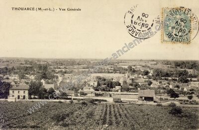 Carte postale ancienne Vue Générale — Thouarcé (Maine-et-Loire)
