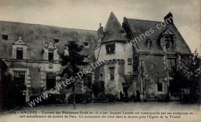 Carte postale ancienne Couvent des Pénitentes — Angers (Maine-et-Loire)