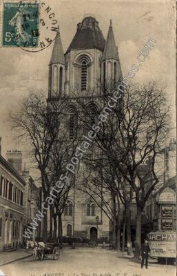Carte postale ancienne La Tour St-Aubin — Angers (Maine-et-Loire)