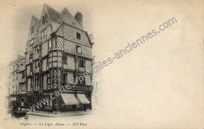 Carte postale ancienne Le Logis Adam — Angers (Maine-et-Loire)