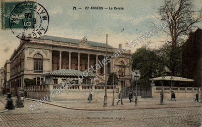 Carte postale ancienne Le Cercle — Angers (Maine-et-Loire)