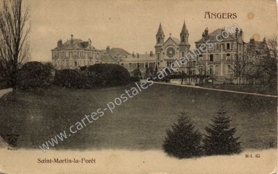 Carte postale ancienne St Martin la Foret — Angers (Maine-et-Loire)