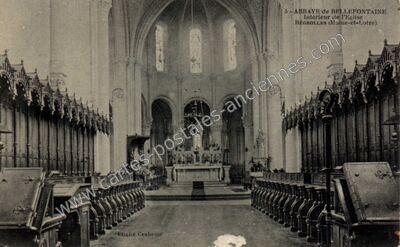 Carte postale ancienne Abbaye de Bellefontaine — Bégrolles-en-Mauges (Maine-et-Loire)