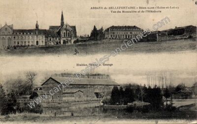 Carte postale ancienne Abbaye de Bellefontaine — Bégrolles-en-Mauges (Maine-et-Loire)