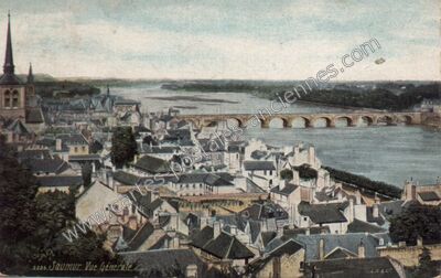 Carte postale ancienne Vue Générale — Saumur (Maine-et-Loire)