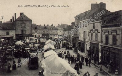 Carte postale ancienne Brissac — Brissac-Quincé (Maine-et-Loire)