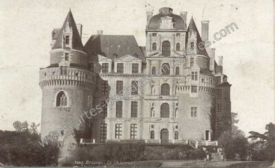 Carte postale ancienne Chateau de Brissac — Brissac-Quincé (Maine-et-Loire)
