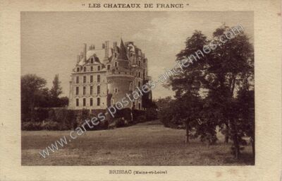 Carte postale ancienne Chateau de Brissac — Brissac-Quincé (Maine-et-Loire)