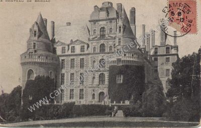 Carte postale ancienne Chateau de Brissac — Brissac-Quincé (Maine-et-Loire)