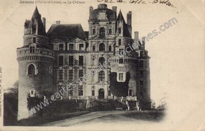 Carte postale ancienne Chateau de Brissac — Brissac-Quincé (Maine-et-Loire)