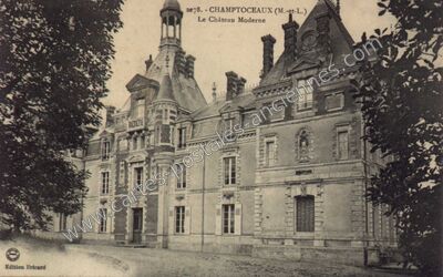 Carte postale ancienne Le Château Moderne — Champtoceaux (Maine-et-Loire)