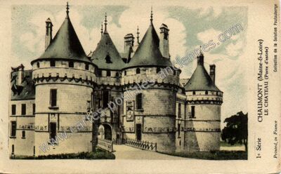 Carte postale ancienne Chateau de Chaumont — Chaumont-d'Anjou (Maine-et-Loire)