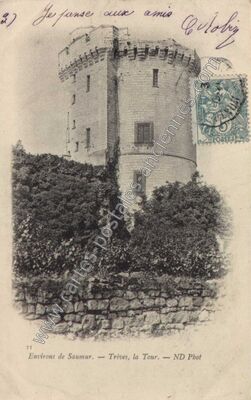 Carte postale ancienne Treves — Chênehutte-Trèves-Cunault (Maine-et-Loire)