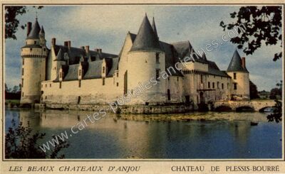 Carte postale ancienne Chateau de Plessis Bourre — Écuillé (Maine-et-Loire)