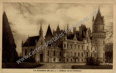 Carte postale ancienne Chateau de la Faultriere — La Jumellière (Maine-et-Loire)