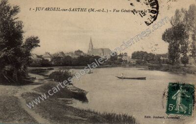 Carte postale ancienne Juvardeil sur Sarthe — Juvardeil (Maine-et-Loire)