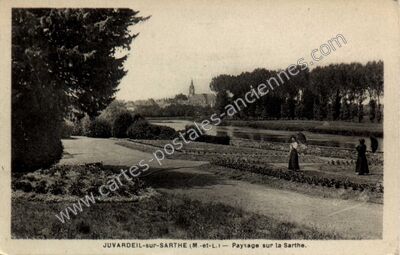 Carte postale ancienne Juvardeil sur Sarthe — Juvardeil (Maine-et-Loire)