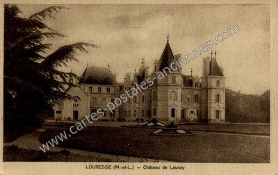 Carte postale ancienne Louresse-Rochemenier