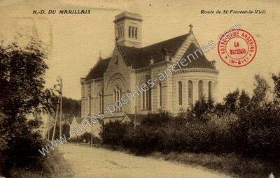 Carte postale ancienne Notre Dame du Marillais — Le Marillais (Maine-et-Loire)