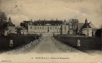 Carte postale ancienne Chateau de Montgeffroy — Mazé (Maine-et-Loire)