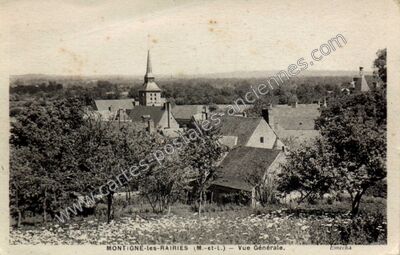 Carte postale ancienne Montigné-lès-Rairies