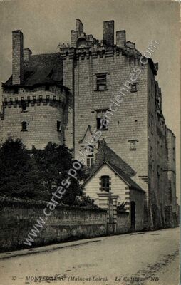 Carte postale ancienne Le Château — Montsoreau (Maine-et-Loire)