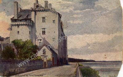Carte postale ancienne Château — Montsoreau (Maine-et-Loire)