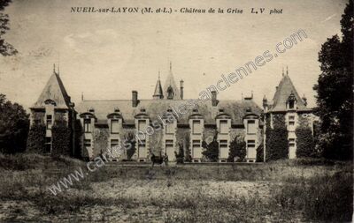 Carte postale ancienne Nueil-sur-Layon
