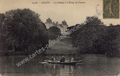 Carte postale ancienne Chateau de Pouance — Pouancé (Maine-et-Loire)