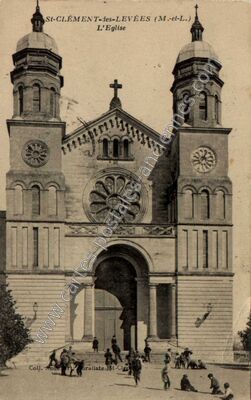 Carte postale ancienne Saint-Clément-des-Levées