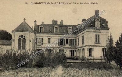 Carte postale ancienne St Martin de la Place — Saint Martin de la (Maine-et-Loire)
