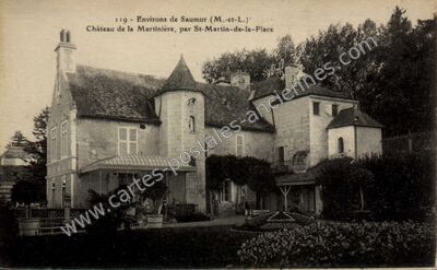 Carte postale ancienne St Martin de la Place — Saint Martin de la (Maine-et-Loire)