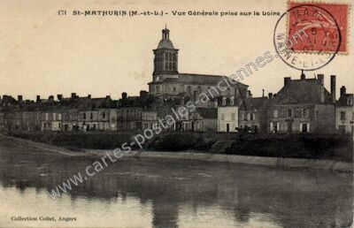 Carte postale ancienne St Mathurin — Saint-Mathurin-sur-Loire (Maine-et-Loire)