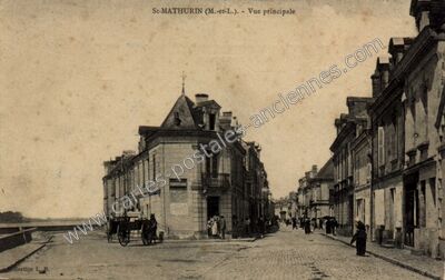 Carte postale ancienne St Mathurin — Saint-Mathurin-sur-Loire (Maine-et-Loire)