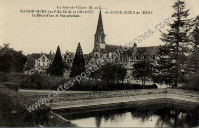 Carte postale ancienne MAISON-MÈRE des FILLES de la CHARITÉ du SACRÉ-CŒUR de JÉSUS — La Salle-de-Vihiers (Maine-et-Loire)