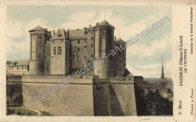 Carte postale ancienne Chateau de Saumur — Saumur (Maine-et-Loire)