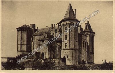 Carte postale ancienne Chateau de Saumur — Saumur (Maine-et-Loire)