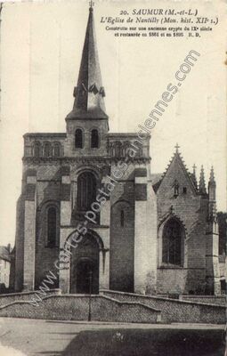 Carte postale ancienne Nantilly — Saumur (Maine-et-Loire)