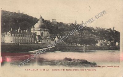Carte postale ancienne Chapelle de Notre-Dame des Ardilliers — Saumur (Maine-et-Loire)