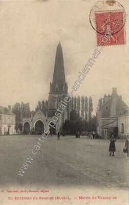 Carte postale ancienne Environs de Saumur — Vernantes (Maine-et-Loire)