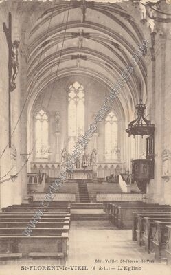 Carte postale ancienne L'Eglise — Saint-Florent-le-Vieil (Maine-et-Loire)