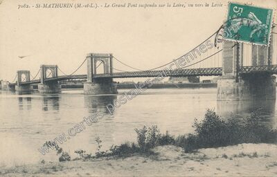 Carte postale ancienne St Mathurin — Saint-Mathurin-sur-Loire (Maine-et-Loire)