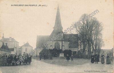 Carte postale ancienne St Philbert du Peuple — Saint-Philbert-du-Peuple (Maine-et-Loire)