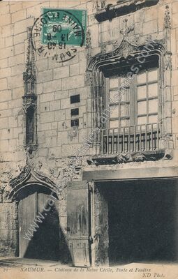 Carte postale ancienne Chateau de Saumur — Saumur (Maine-et-Loire)