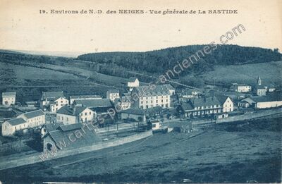 Carte postale ancienne La Bastide — Non Localisée (Lozère)