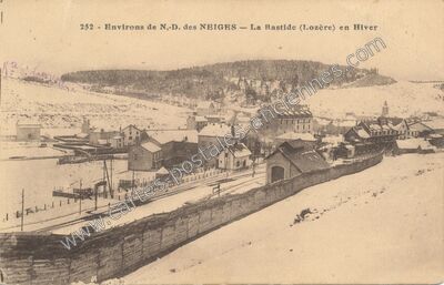 Carte postale ancienne La Bastide — Non Localisée (Lozère)
