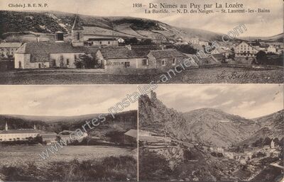 Carte postale ancienne La Bastide — Non Localisée (Lozère)